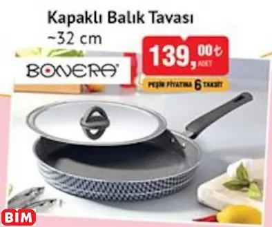 BONERA KAPAKLI BALIK TAVASI ~32 CM